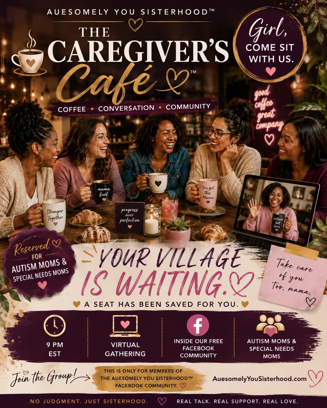 The Caregiver Lounge promotional artwork