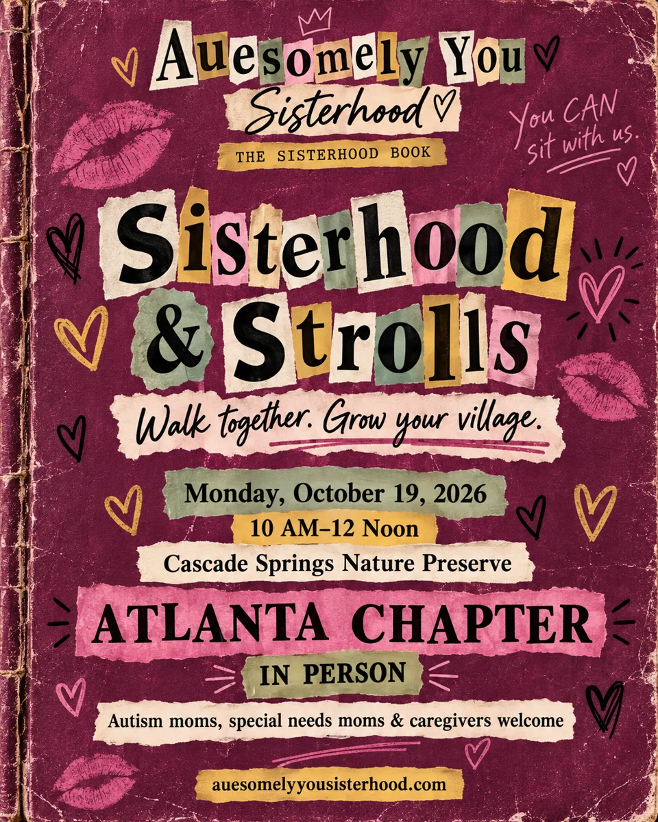 Autism Mom Meet-Up original October 2026 event flyer