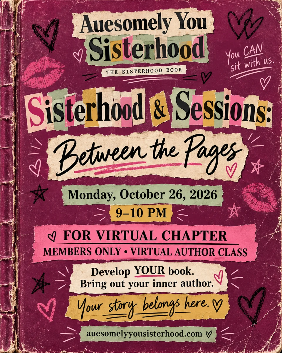 Sisterhood & Strolls™ original October 2026 event flyer